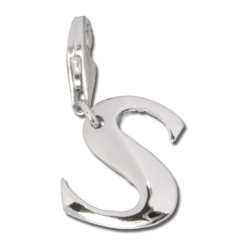 Silberdream Breloque Bracelet En Argent Véritable 925 Pendentif Lettre S Fc70s