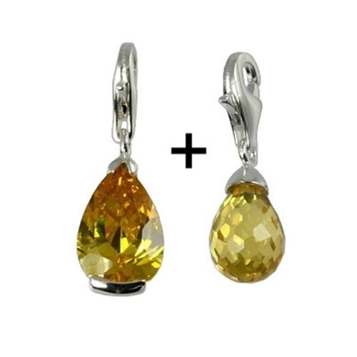 Silberdream Charms Larme Et Goutte Bracelet Pendentif En Argent Fca048