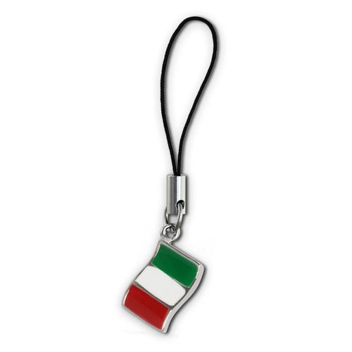 Silberdream Pendentif En Acier Inoxydable Drapeau Italie - Pendentif Téléphone, Sac Fc4005