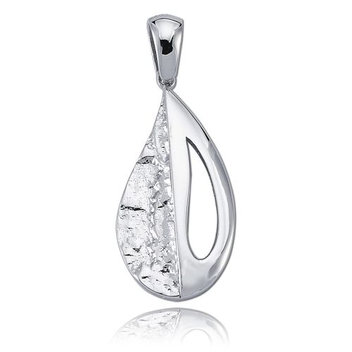Collier Pendentif Balia Pour Femme En Argent 925 Mat Et Battu Bah0016so