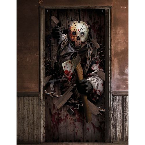 Décoration De Porte Assassin À La Hâche 80 X 180 Cm