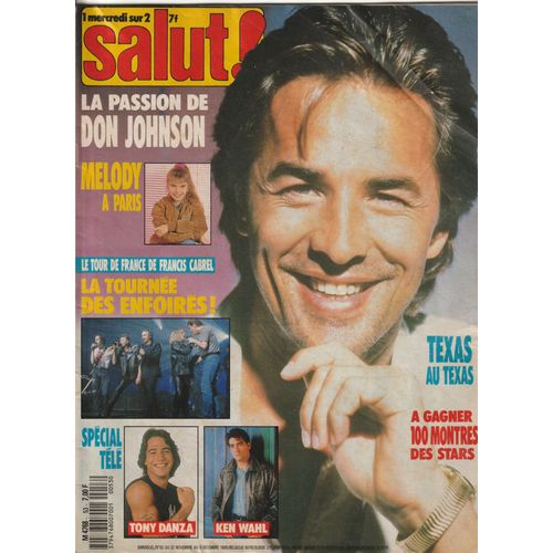 Veronique Sanson Goldman Sardou Eddy Mitchell 4p/ Don Johnson 4p/ Francis Cabrel 4p/ Texas Sharleen Spiteri 3p/ Tony Danza 3p/ Ken Wahl 2p/ Liza Minnelli 1/2p/ Tina Turner 1/2p/ Melody 4p/