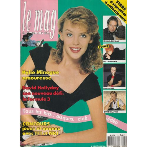 Kylie Minogue 3p/ Sandra Cretu 1p/ Simple Minds 2p/ Phil Collins 1p/ Eric Clapton 1p/ Francoise Hardy 1p/ Mylene Farmer Poster / Michael Douglas 2p/Madonna 1p/