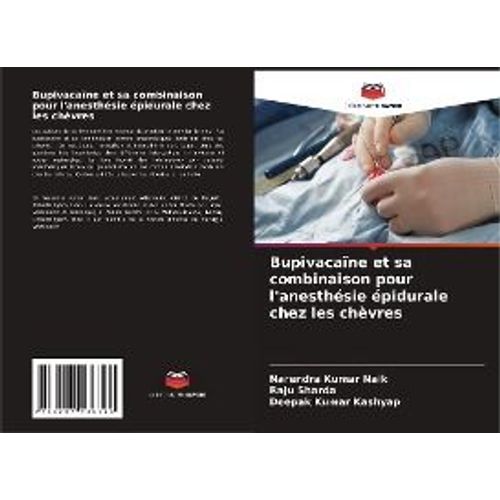 Bupivacaïne Et Sa Combinaison Pour L'anesthésie Épidurale Chez Les Chèvres