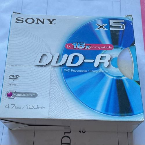 Sony DMR-47 - 5 x DVD-R - 4.7 Go (120 minutes) 16x - boîtier CD