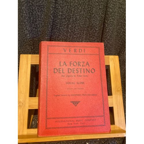 Verdi La Forza Del Destino Partition Chant Piano Éditions Imc N°3000