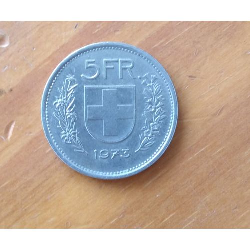 Piece 5 Francs Suisse 1973