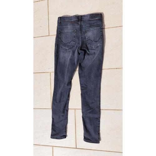 Jean Garçon 15 Ans Marque Jack & Jones Couleur Noir Délavé