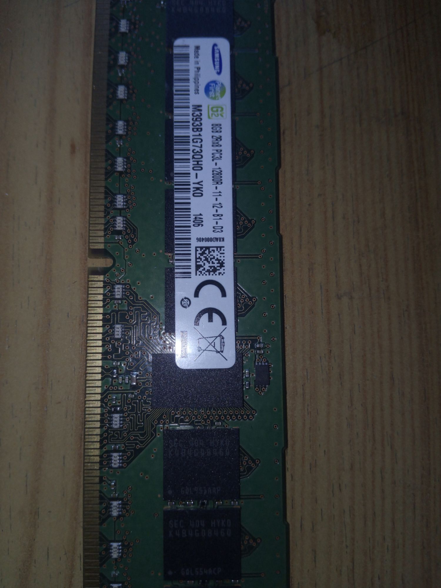 samsung 8gb 2rx8 pc3l-12800r-12-b1-03