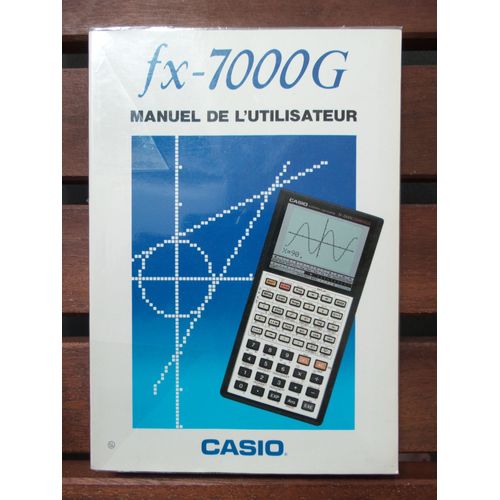 Casio fx-7000G Manuel de l'utilisateur