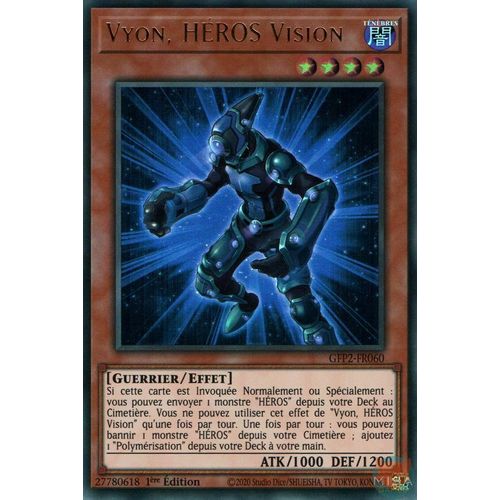Yu Gi Oh Gfp2 Fr060 Vyon Héros Vision Ultra Rare