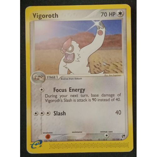 Vigoroth - 52/100 - Ex Tempete De Sable - Commune