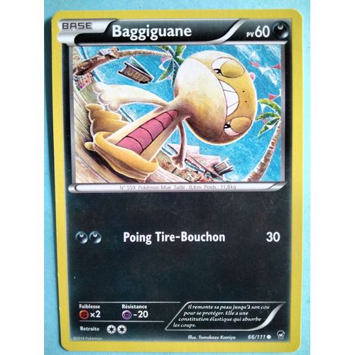 Carte Pokémon N° 559 Baggiguane
