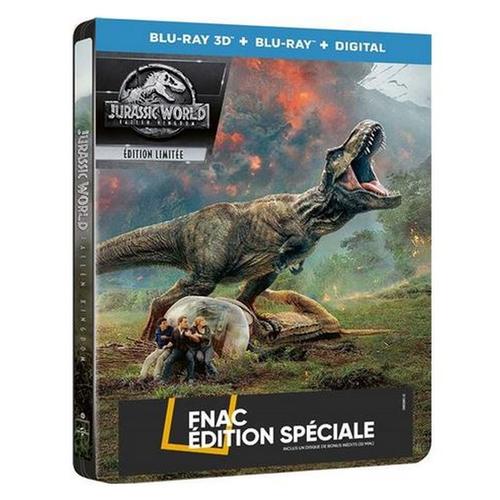 Jurassic World : Fallen Kingdom Steelbook Edition Fnac Blu-Ray 3d