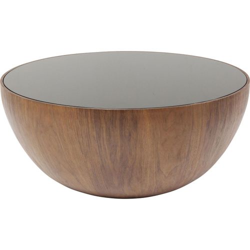 Table Basse Tear Drops 80cm Noyer Kare Design