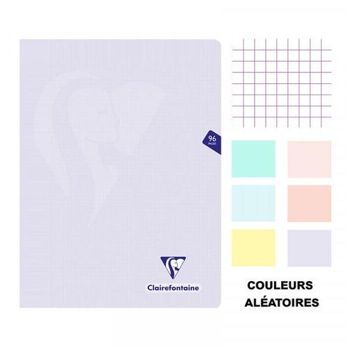 Cahier - 24x32(Cm) - Petits Carreaux - 96 Pages - Couverture En Polypro - Sans Spirale - Clairefontaine