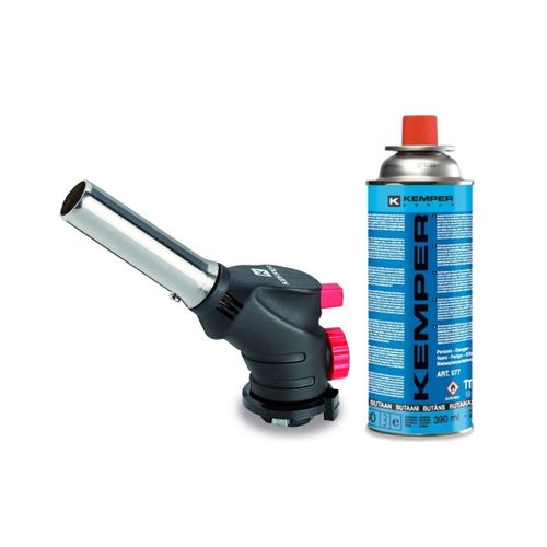 Chalumeau gaz multifonctions KEMPER + Cartouche butane 227gr Multifonctions