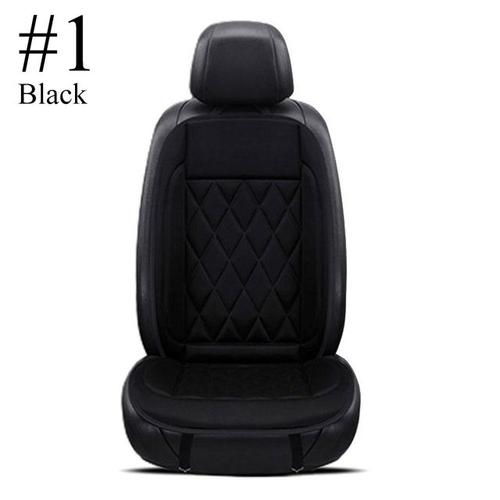 Black-11 Ensemble 12v Voiture Sièges Chauffants Coussin Universel Chaud Automobile Housse De Siège Coussin Chauffant Intelligent Contrôle Auto Couverture Chauffante