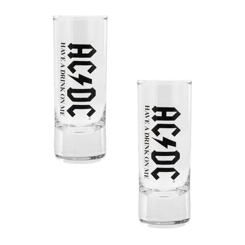 Ac/Dc Set 2 Verres À Shot Have A Drink On Me Set