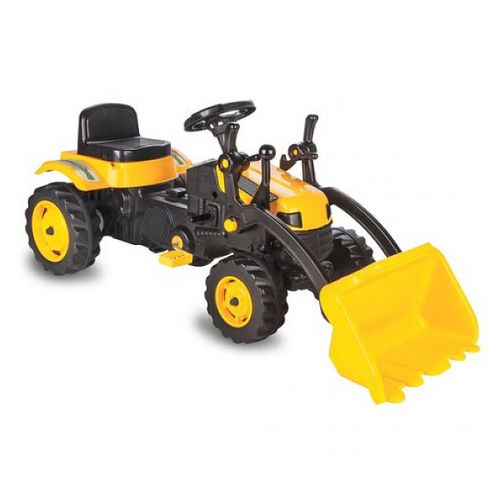 Tracteurs À Pédales Ac Chargeur Strong Bull Jaune
