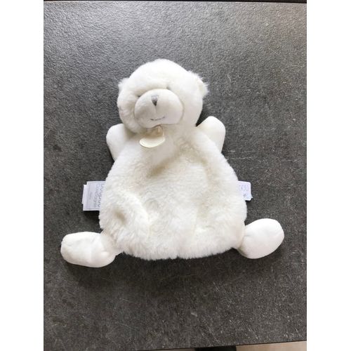 Doudou Ours Blanc Doudou Et Compagnie 19cm