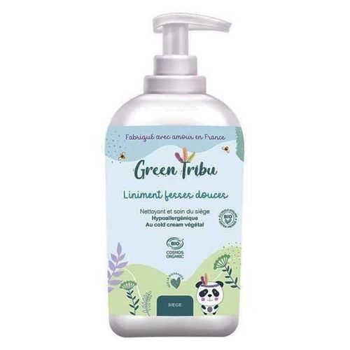 Green Tribu Liniment Fesses Douces Nettoyant & Soin Du Siège Bio 500ml