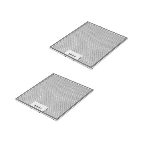 Lot de 2 Filtre métal (anti graisses) 267x305mm Hotte (C00242705 C00280008 CANDY ESSENTIEL B AEG PRIVILEG ARISTON HOTPOINT INDESIT BRANDT ZANKER ROSIERES MAYTAG IGNIS NEUTRAL BAUKNECHT SMEG UNBRANDED