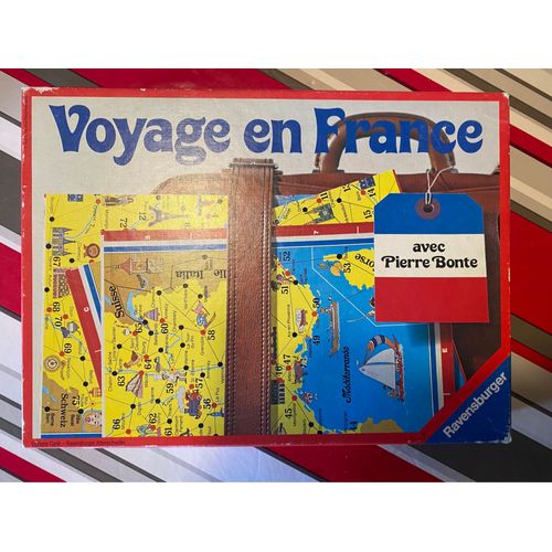 Jeu De Société Vintage - Voyage En France - « Avec Pierre Bonté » - Ravensburger -1978