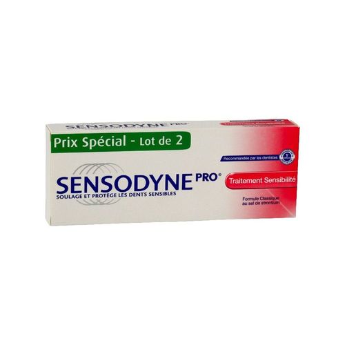 Sensodyne Pro Traitement Sensibilité Duo 75ml 
