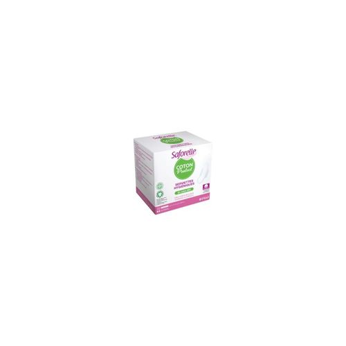 Saforelle Serviettes Hygiéniques Coton Bio Nuit Boite De 10 
