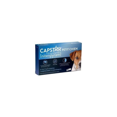 Capstar 11.4mg Petits Chiens 6 Comprimés Anti Puces 