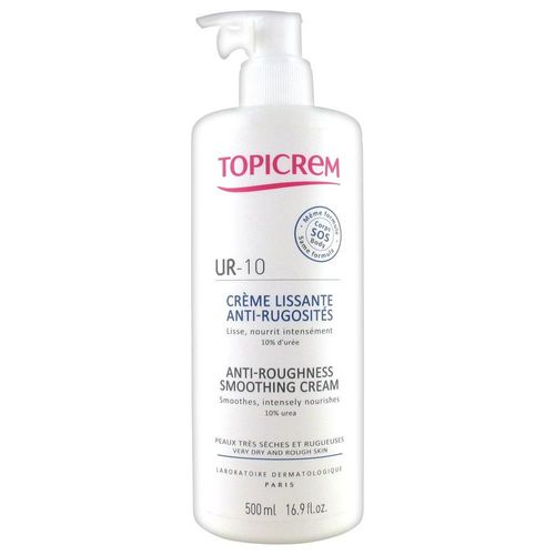 Topicrem Ur 10 Crème Lissante Anti Rugosités 500ml 