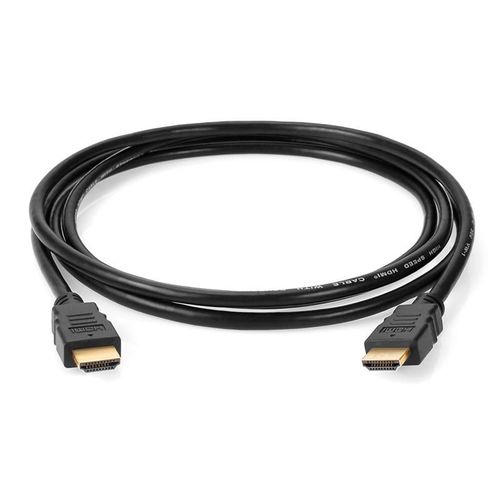 Câble HDMI High Speed 3D avec Ethernet FULL HD (2 Mètres) Plaqué or
