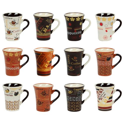 Coffret de 12 tasses à café collector 8 cl