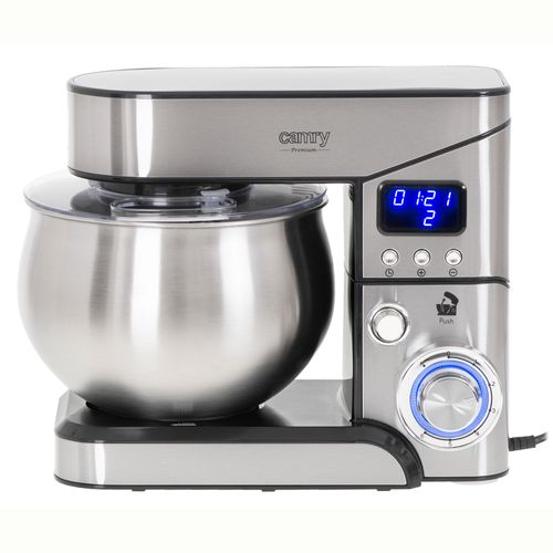 Robot Pâtissier Boulangerie Cuisine Ménager Multifonction Bol Inox 5L 6 Vitesses, 2000W, , Camry, CR4223