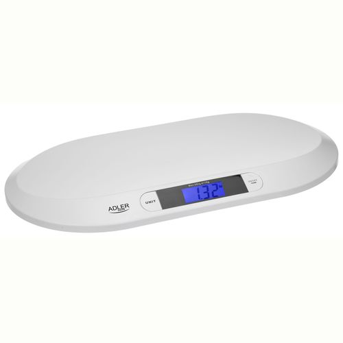 Pèse-Bébé Numérique Jusqu'à 20kg Balance Électronique Pour Enfant Affichage Lcd Adler Ad8139