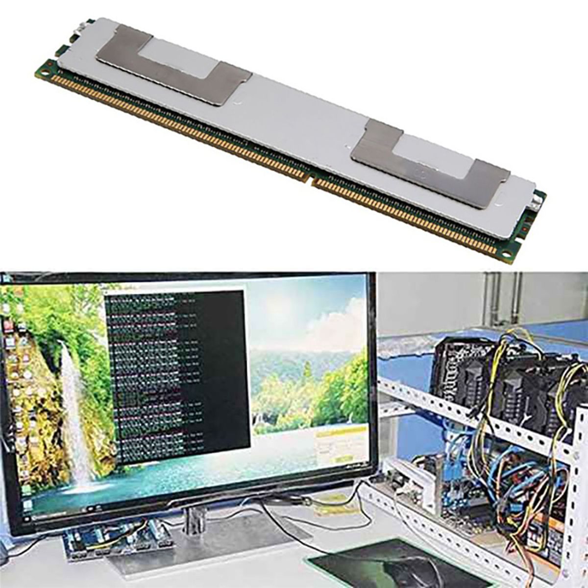 4X 32 GB de Mmoire DDR3 RAM PC3L-12800L 1.35V 1600Mhz ECC C... - 4