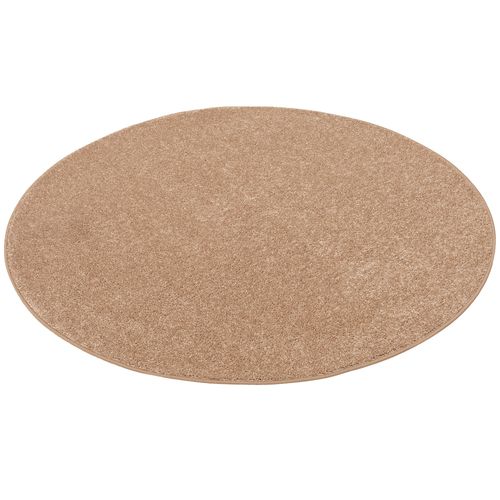 Snapstyle Cottage - Tapis Shaggy À Poils Longs Rond Nature 133x133 Cm