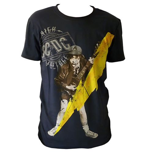 Tee-Shirt Noir Ac-Dc Taille L