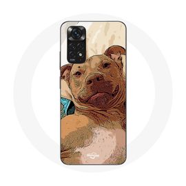 Coque Pour Xiaomi Redmi Note 11 4g American Pit Bull Terrier Marron