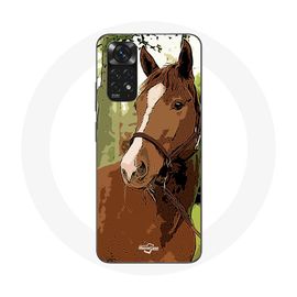 Coque Pour Xiaomi Redmi Note 11 4g Quarter Horse Marron Race De Cheval