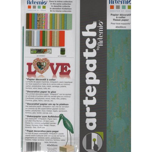 Lot De 2 Blisters De Papier Décoratif À Coller
