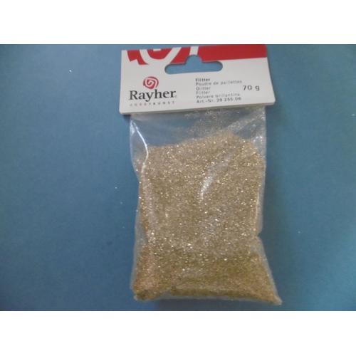 Sachet De 70grs Poudre De Paillettes Dorée Rayher 3925506