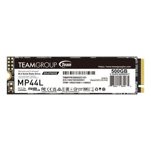Ssd Team Mp44l M.2 500gb Pcie G4x4 2280