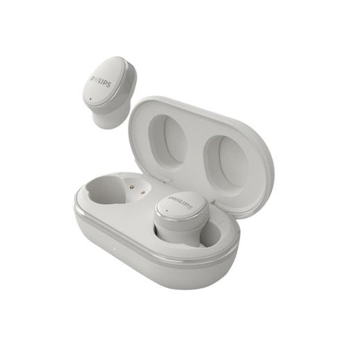 Philips TAT4556WT - Écouteurs sans fil avec micro - intra-auriculaire - Bluetooth - Suppresseur de bruit actif - blanc