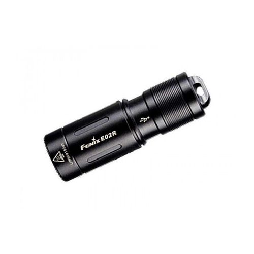 Fenix E.02.R Torche Lame Manche Cm Aluminium Noir