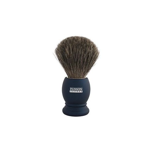 Plisson 955801 Blaireau Pur Gris (Taille 12), Monture Bleu Nuit. 