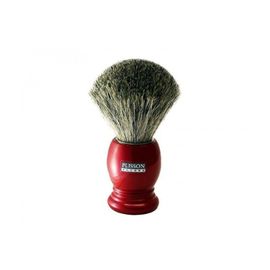 Plisson 955810 Blaireau Pur Gris (Taille 12), Monture Rouge Nacré. Gris