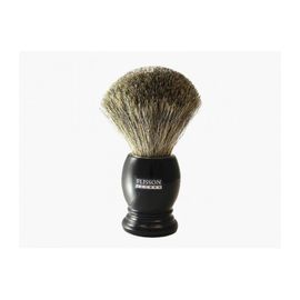 Plisson 955807 Blaireau Pur Gris (Taille 12), Monture Gris Nacré. 