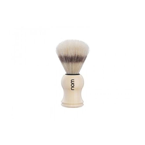 Nom Gustav41cr Nom Blaireau « Gustav », Soie Naturelle, Monture Plastique Crème 